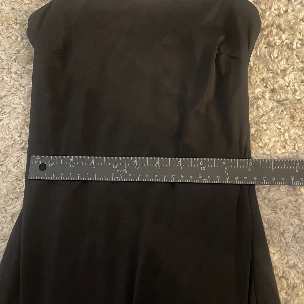 Windsor Black Rhinestone Fringe Mini Dress Size Small Party Prom - Picture 6 of 9